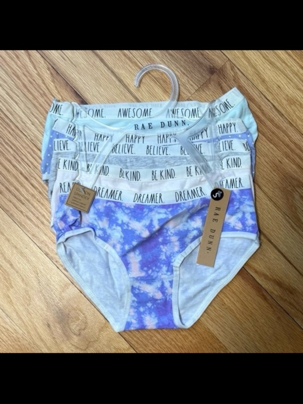 ⚡️Rae Dunn Girls Hipsters - Small 6/7